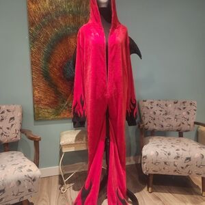 Men's Fiery Red Dragon Costume